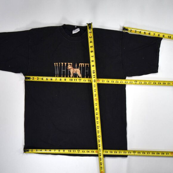 Vintage Wheaten Terrier Cute Dog Embroidered Made in USA T-Shirt - L - Picture 5 of 5